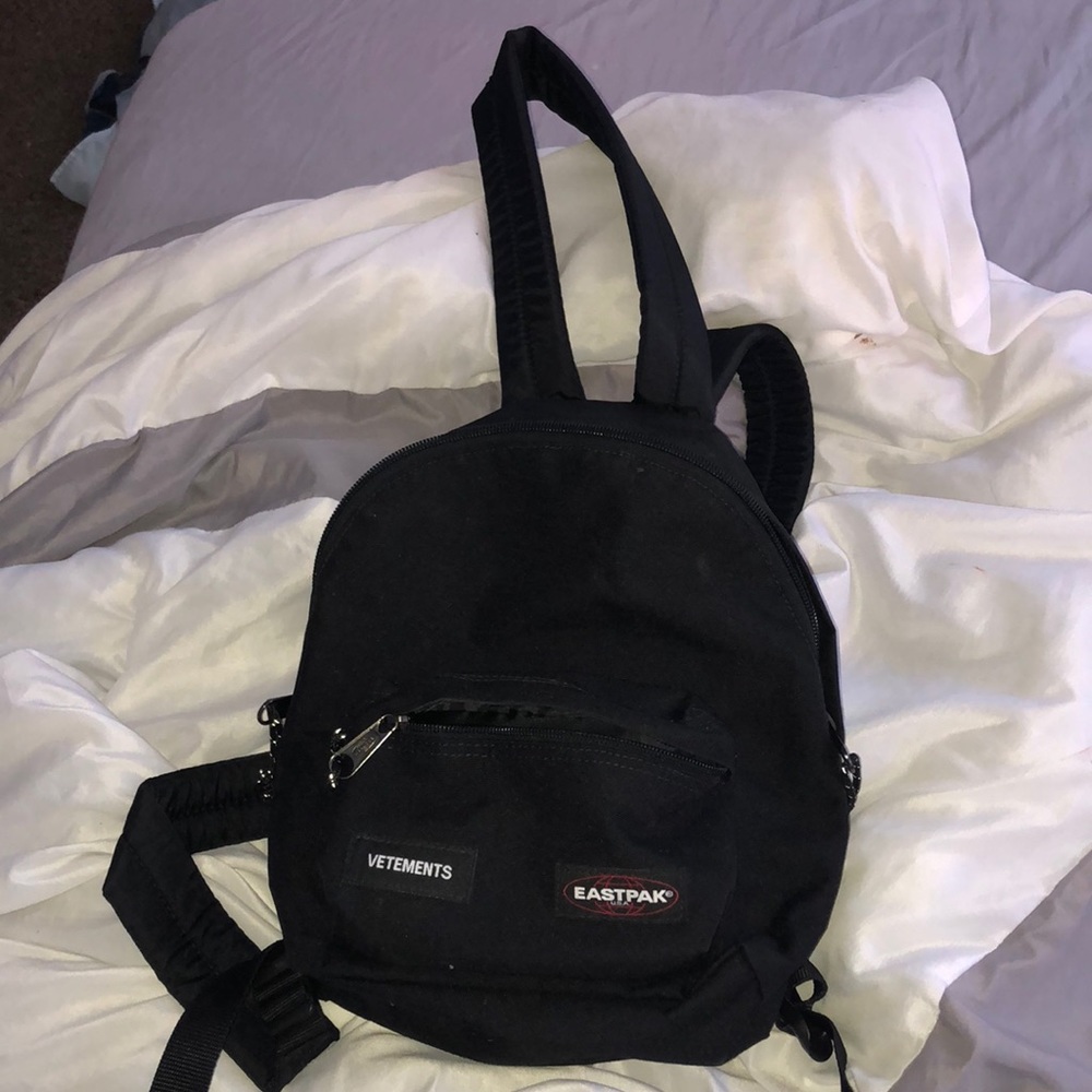 Sold VETEMENTS X EASTPAK 2017 MINI BACKPACK TAGS